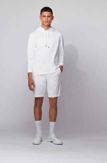 Bluza BOSS Hooded Loungewear Białe Męskie (Pl33845)
